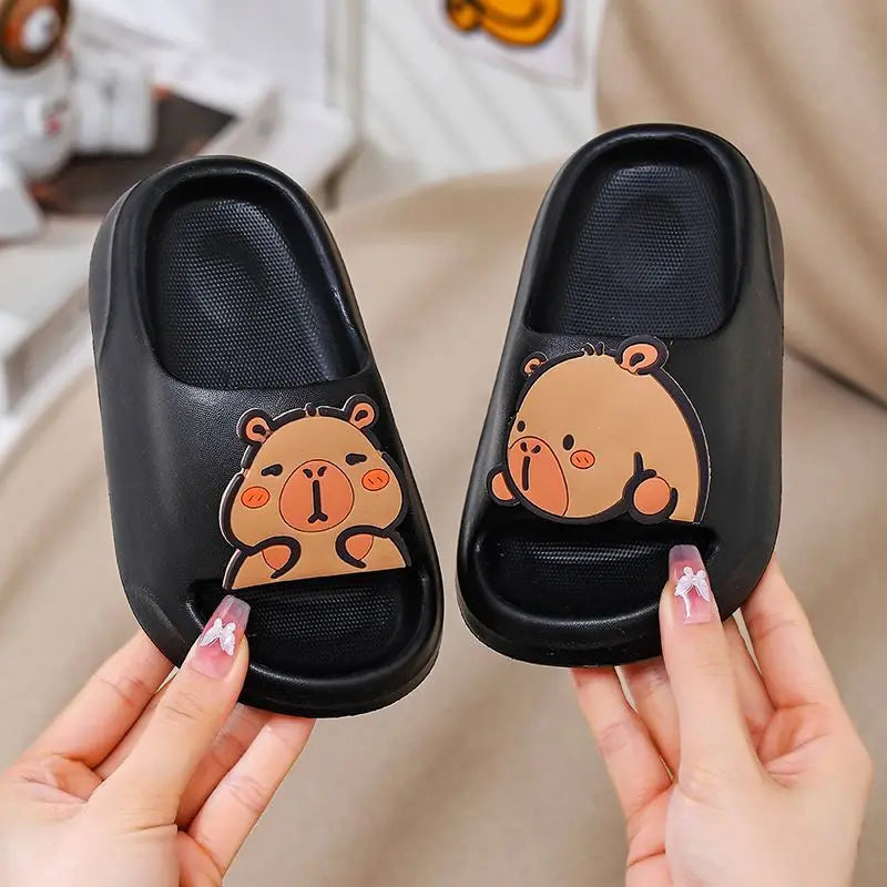 Children Slippers Cute Capybara Home Slippers