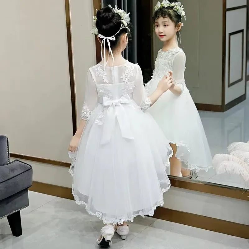 Reign Girls' Puffy Tulle Dress for 7-13Y - Princess Style