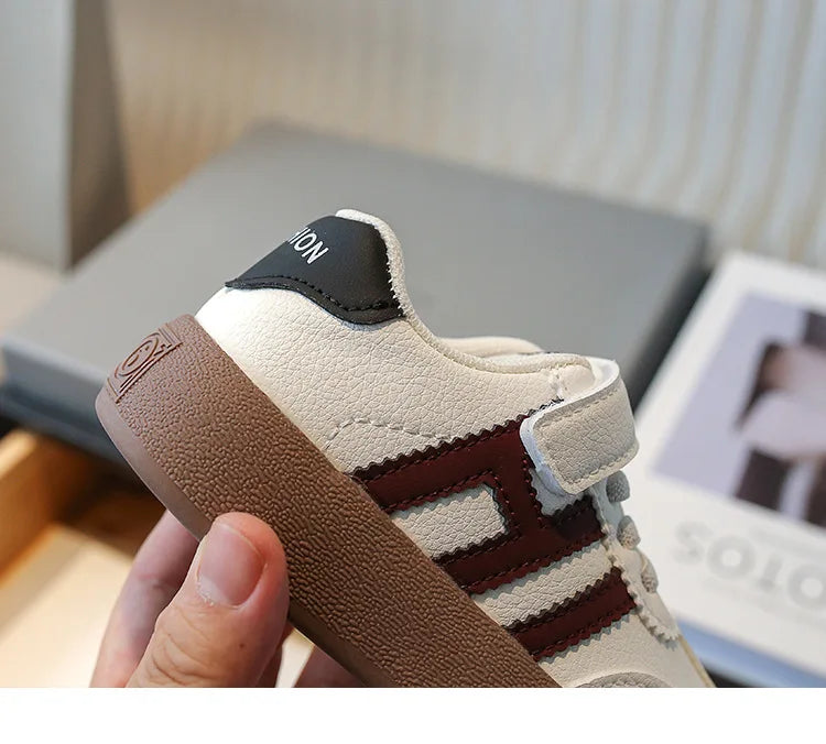 Children's Skate Shoes Girls White Sneakers 2026 Autumn New Fashion Boys Canvas Shoes Kids Sports Shoes Unisex Casual Shoes