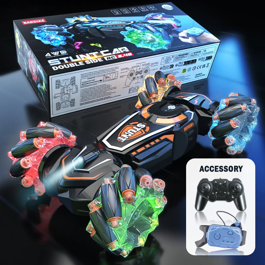 4WD RC stunt car rotation drift 2.4G wireless remote control car