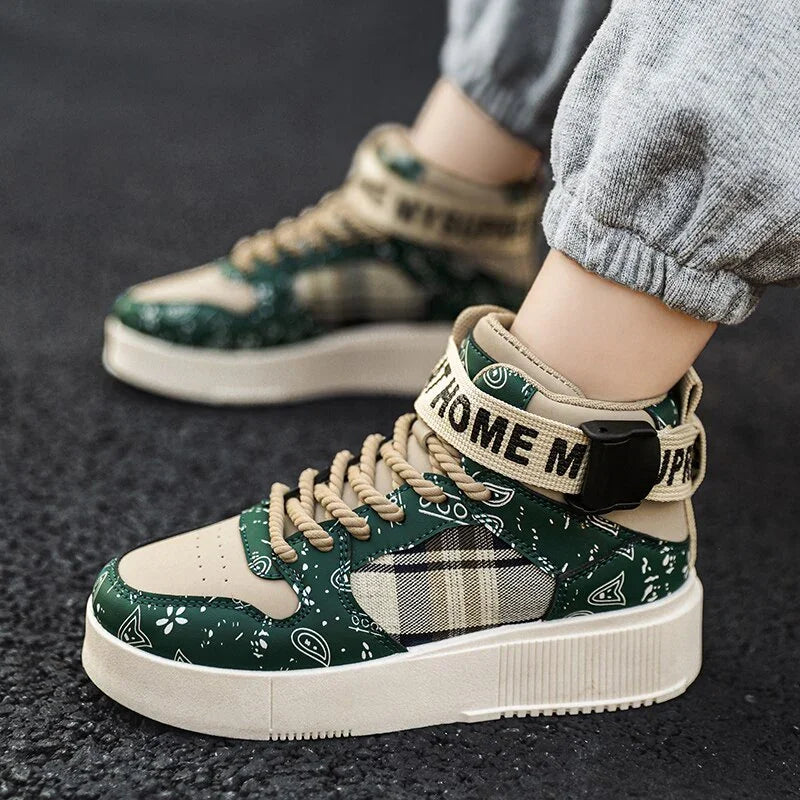 Brand Kids Sport Tennis Shoes Boys High Top Street - GuGuTon baby store - Baby Fashion - Toddlers Outfits - Babies Outfits - Toddler Clothes - Kids Clothing - Newborn Clothes - Newborn Wear - Kids Wear - Trending Clothes - Trending Outfits - Fall Fashion - Winter Fashion - Girls Clothes - Boys Clothes - Babies Wear - Kids Accessories - KidsWear - Summer Clothes - Summer Fashion - Summer Trend - Falls Sweaters - Tops - Bottom - Jeans - Blouse - Dresses - Newborn Dresses - Toys