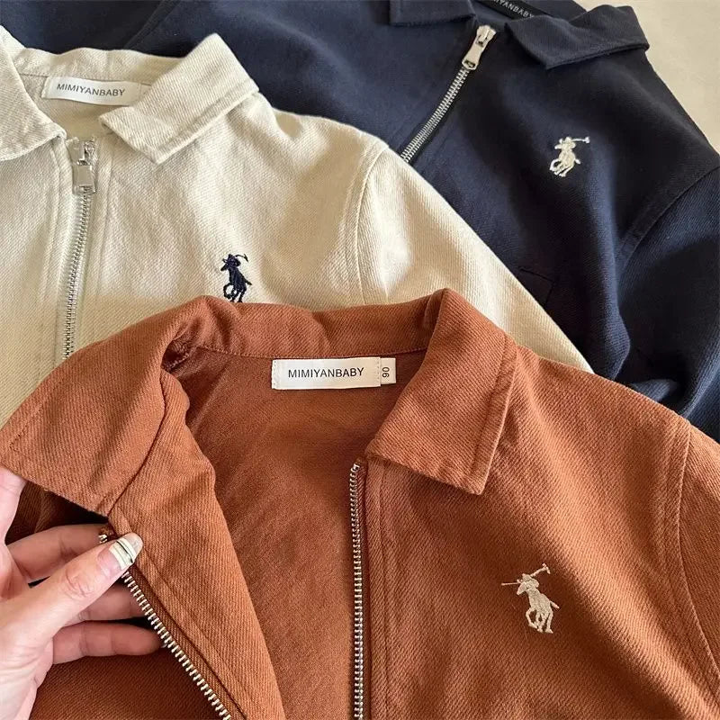 Ivan Japanese Embroidered Flip Collar Sweater - GuGuTon baby store - Baby Fashion - Toddlers Outfits - Babies Outfits - Toddler Clothes - Kids Clothing - Newborn Clothes - Newborn Wear - Kids Wear - Trending Clothes - Trending Outfits - Fall Fashion - Winter Fashion - Girls Clothes - Boys Clothes - Babies Wear - Kids Accessories - KidsWear - Summer Clothes - Summer Fashion - Summer Trend - Falls Sweaters - Tops - Bottom - Jeans - Blouse - Dresses - Newborn Dresses - Toys