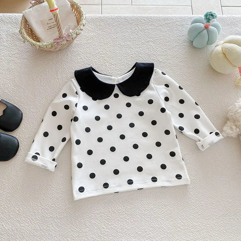 Hannah Peter Pan Collar Long-Sleeve Top