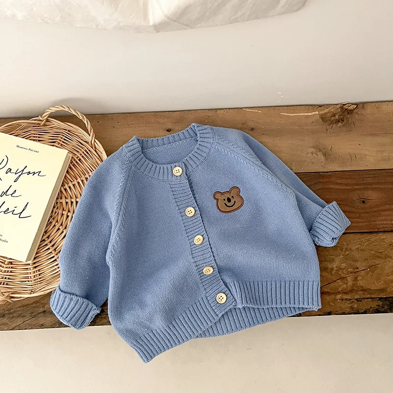 Bryant Cute Bear Knitted Clothes Sweater - GuGuTon baby store - Baby Fashion - Toddlers Outfits - Babies Outfits - Toddler Clothes - Kids Clothing - Newborn Clothes - Newborn Wear - Kids Wear - Trending Clothes - Trending Outfits - Fall Fashion - Winter Fashion - Girls Clothes - Boys Clothes - Babies Wear - Kids Accessories - KidsWear - Summer Clothes - Summer Fashion - Summer Trend - Falls Sweaters - Tops - Bottom - Jeans - Blouse - Dresses - Newborn Dresses - Toys