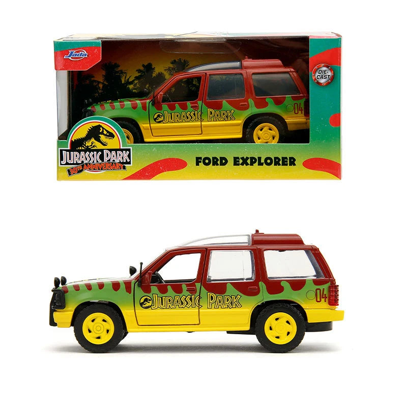 JADA 1:32 Diecast Alloy Car Model Fast Furious Jurassic Back Future Metal Toy Vehicle Collection Kids Gift Official Licensed