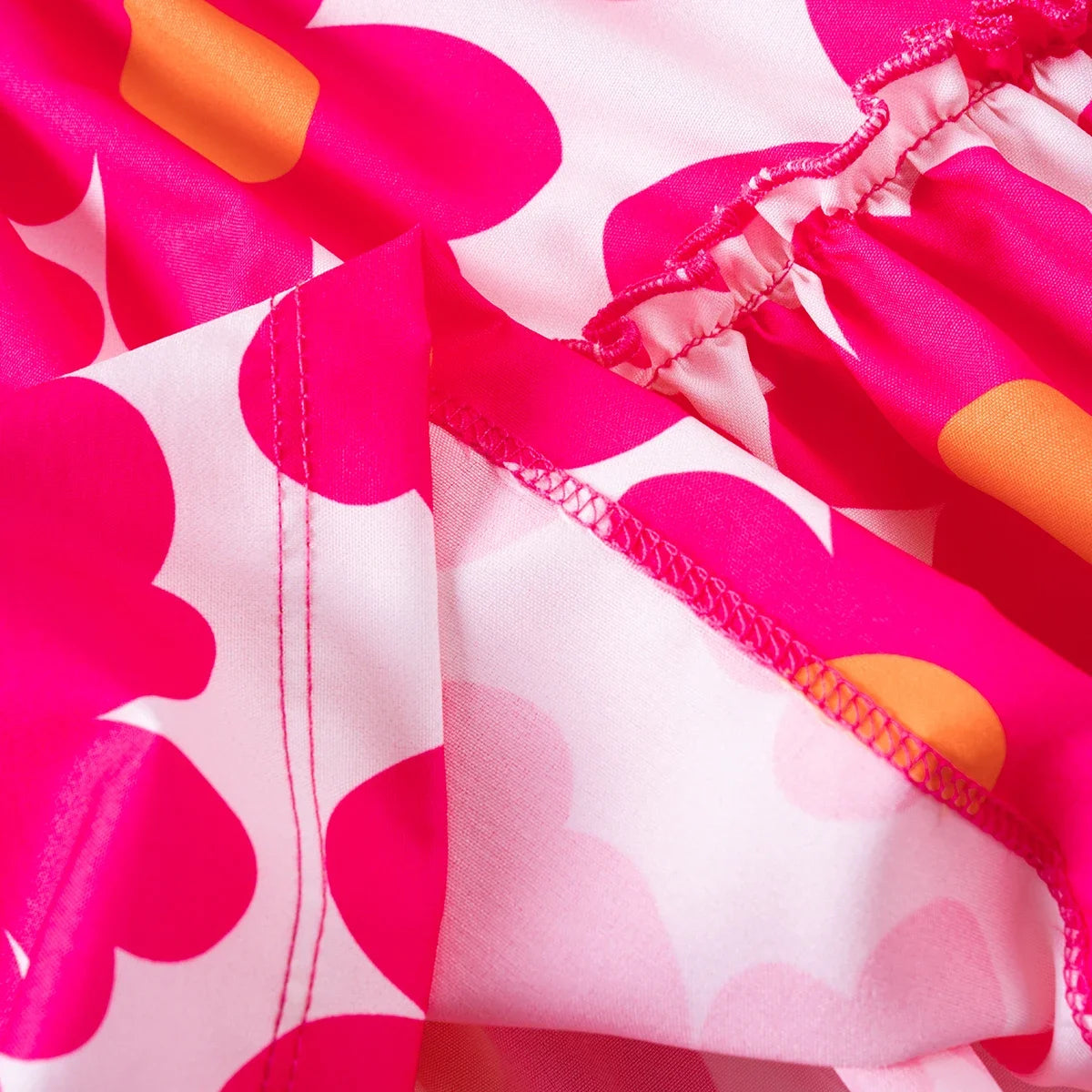 Summer Girls New Flying Sleeve Dress Floral Print Skirt