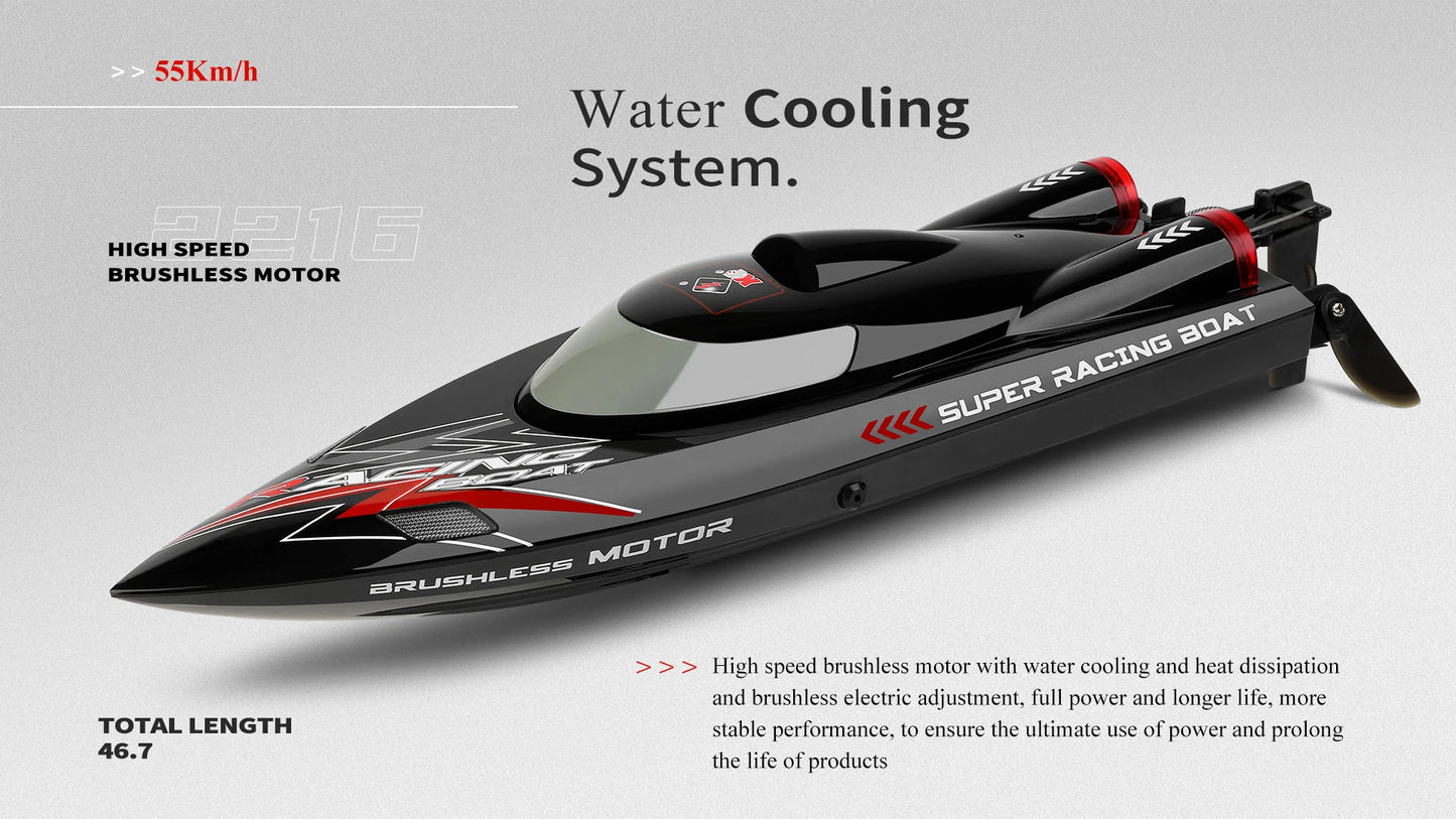 2.4Ghz 55KM/H Brushless High Speed Racing Ship Remote Control