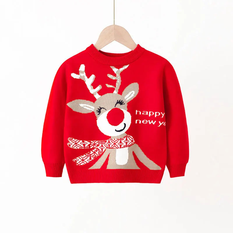 Estevan Christmas Warm Bottom Pullover Sweater