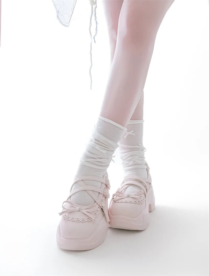 Summer Leilei Gururu Original Sweet Girl Thick Soled Shoes Sports Shoes