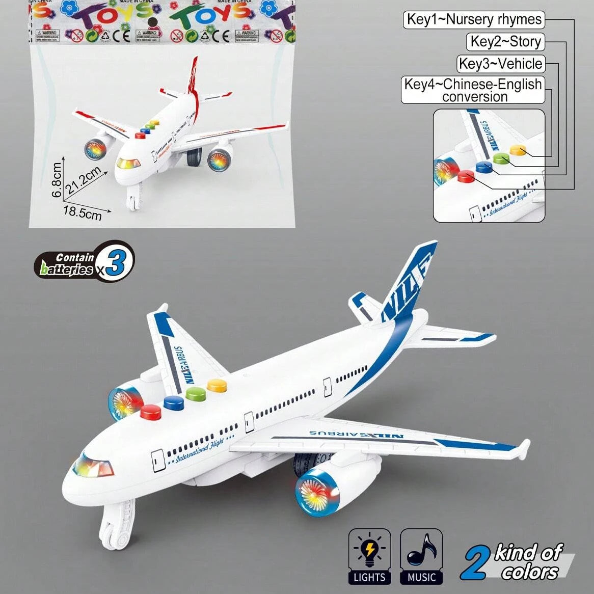 Children's Airplane Simulation Models for Early Education