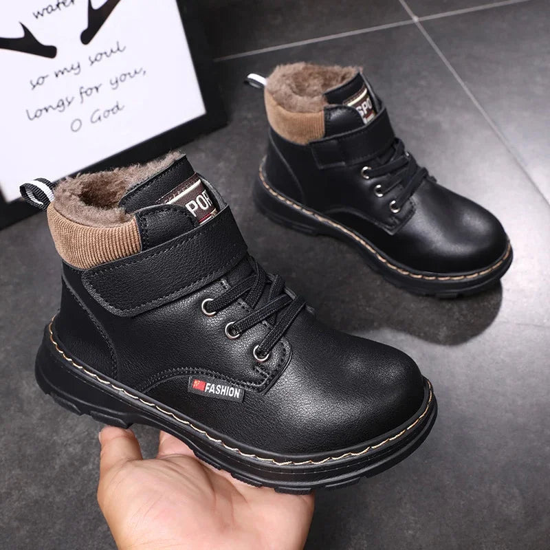 Children Snow Boots Warm Non-slip Shoes For Boys Girls - GuGuTon baby store - Baby Fashion - Toddlers Outfits - Babies Outfits - Toddler Clothes - Kids Clothing - Newborn Clothes - Newborn Wear - Kids Wear - Trending Clothes - Trending Outfits - Fall Fashion - Winter Fashion - Girls Clothes - Boys Clothes - Babies Wear - Kids Accessories - KidsWear - Summer Clothes - Summer Fashion - Summer Trend - Falls Sweaters - Tops - Bottom - Jeans - Blouse - Dresses - Newborn Dresses - Toys