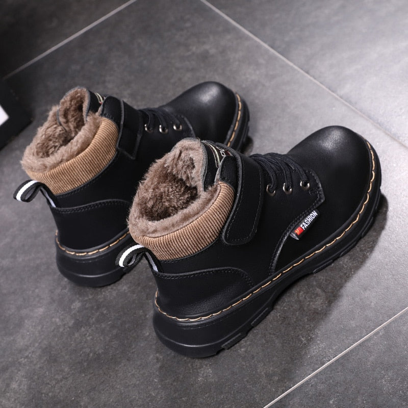 Children Snow Boots Warm Non-slip Shoes For Boys Girls