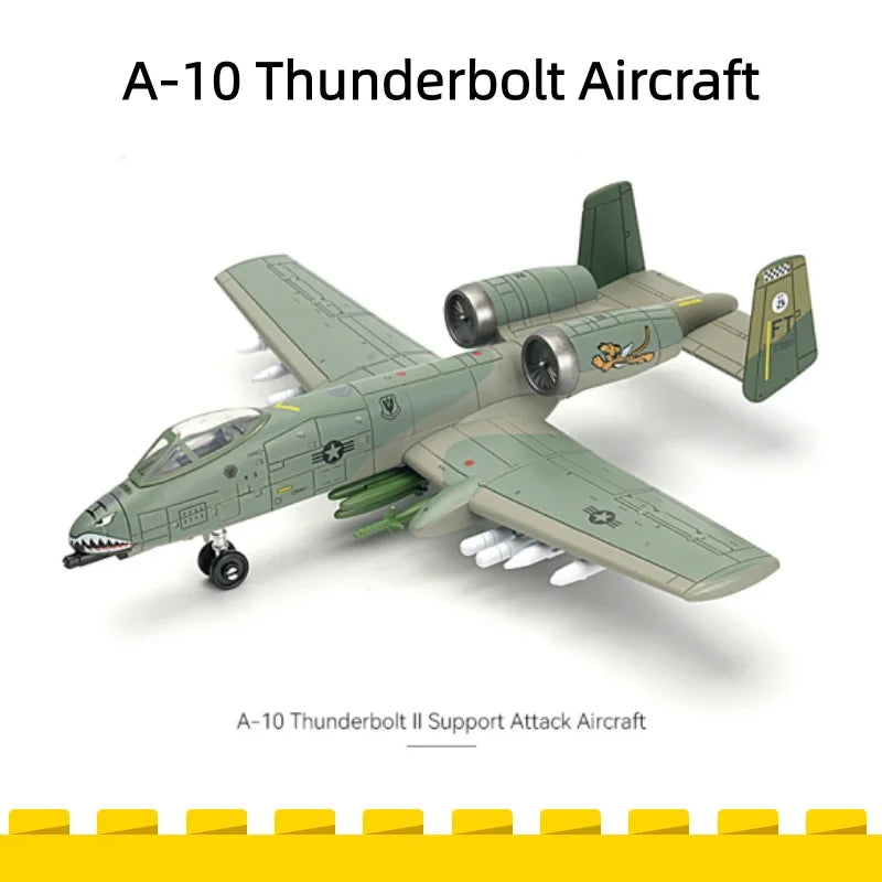 1/72 Creative Military Series Building Blocks A-10 Attack Aircraft Thunderbolt
