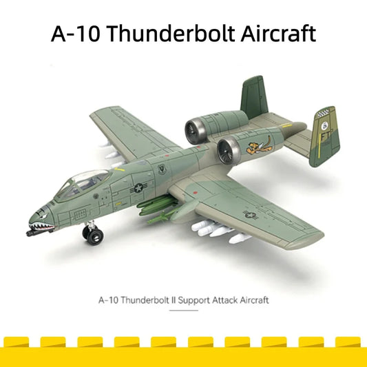 1/72 Creative Military Series Building Blocks A-10 Attack Aircraft Thunderbolt