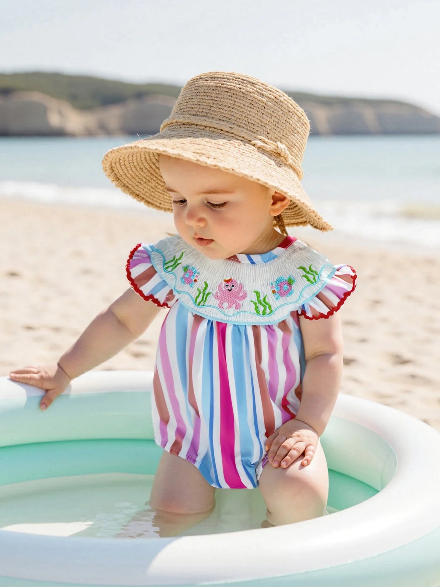 Stripe Summer Day Romper