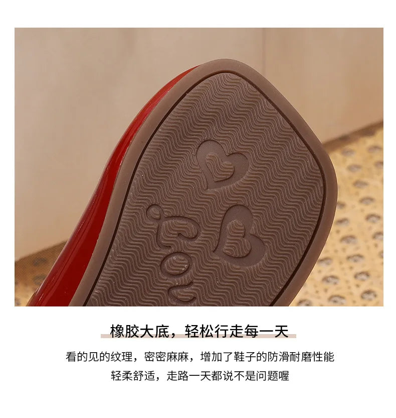 Girl Princess Shoes Spring Fashion Mary Jane Dress Dance Baby Kid Sandals Ballet Brand Soft Sole Red Flats Girls' Shoe Kids Shoe