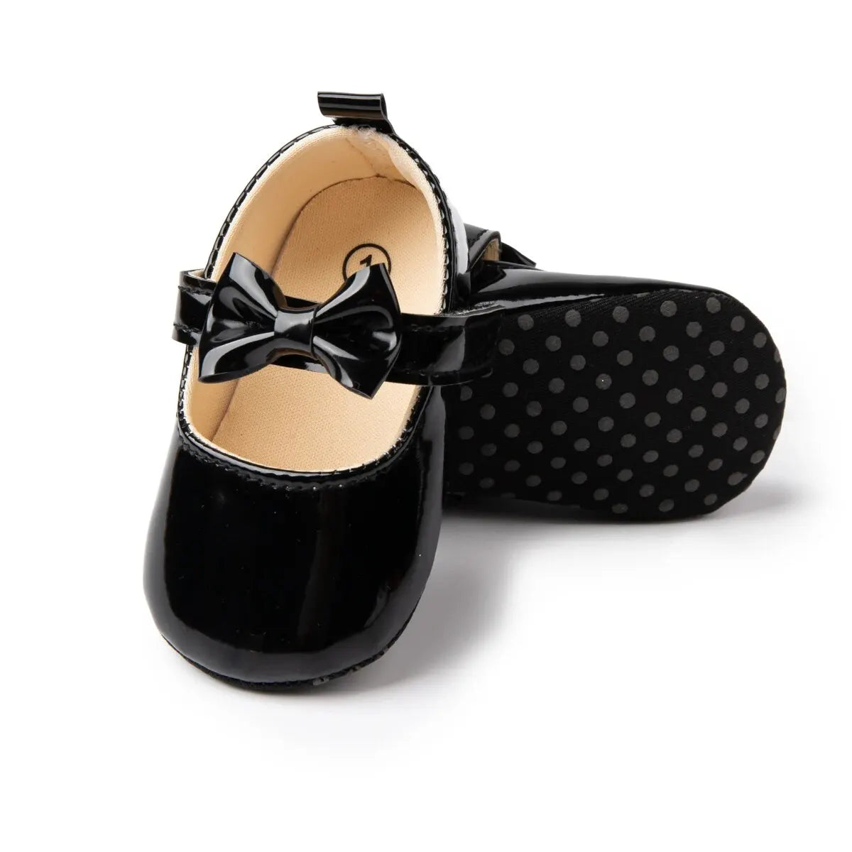 Meckior Baby Girls Shoes Bowknot Princess Dress Shoes PU Anti-slip Soft Sole