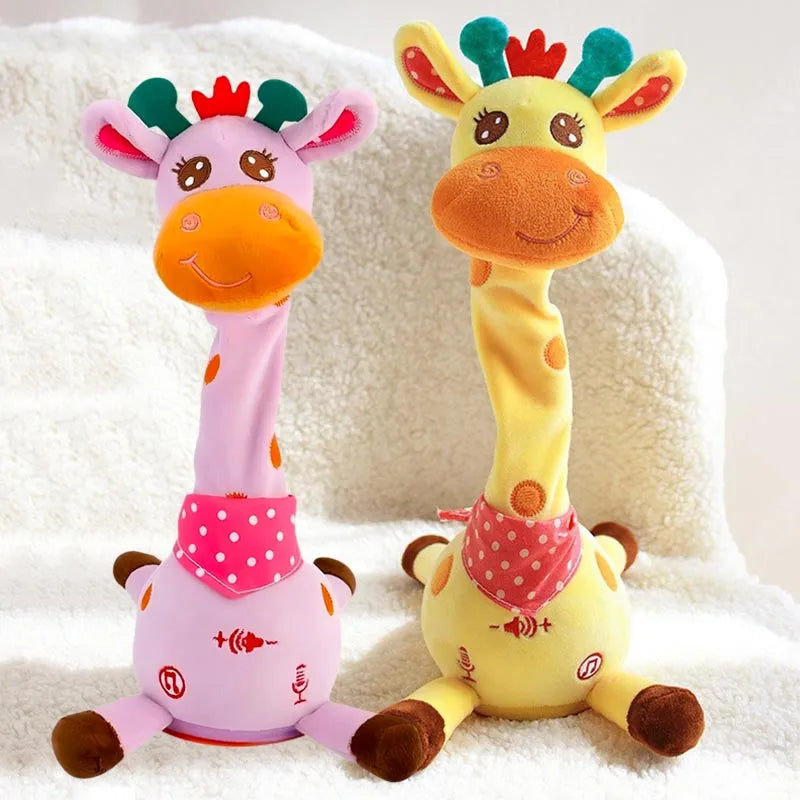 Dancing Talking Giraffe Toy with Songs and Adjustable Volume