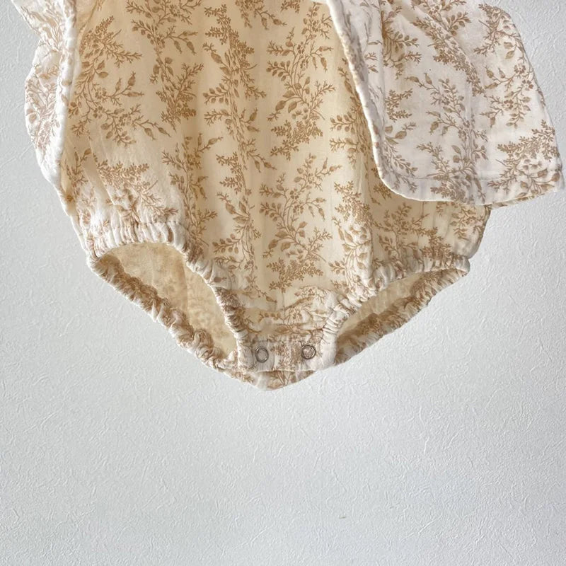 Printing Newborn Baby Girl Romper