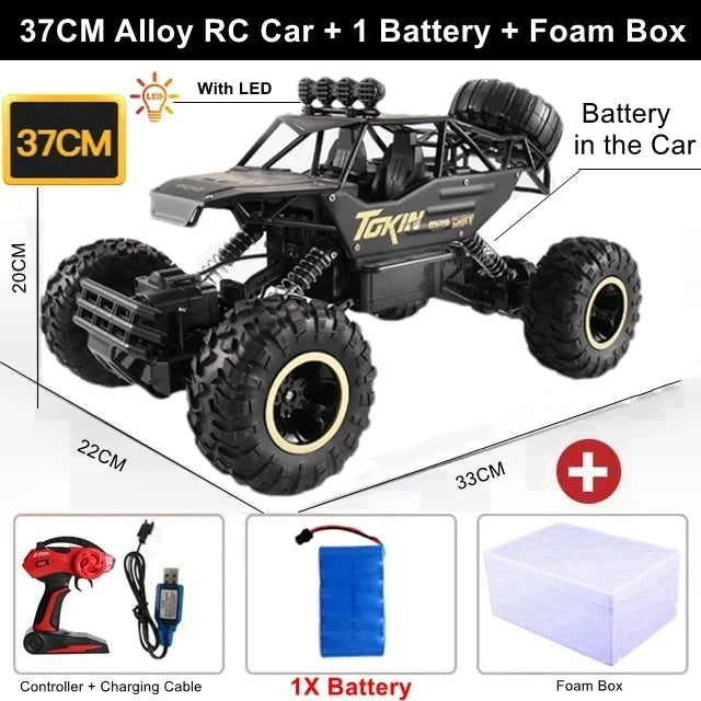 1:16 / 1:12 All Terrain RC Car 30KM/H High Speed 4WD Electric Remote Control Car Buggy 4X4