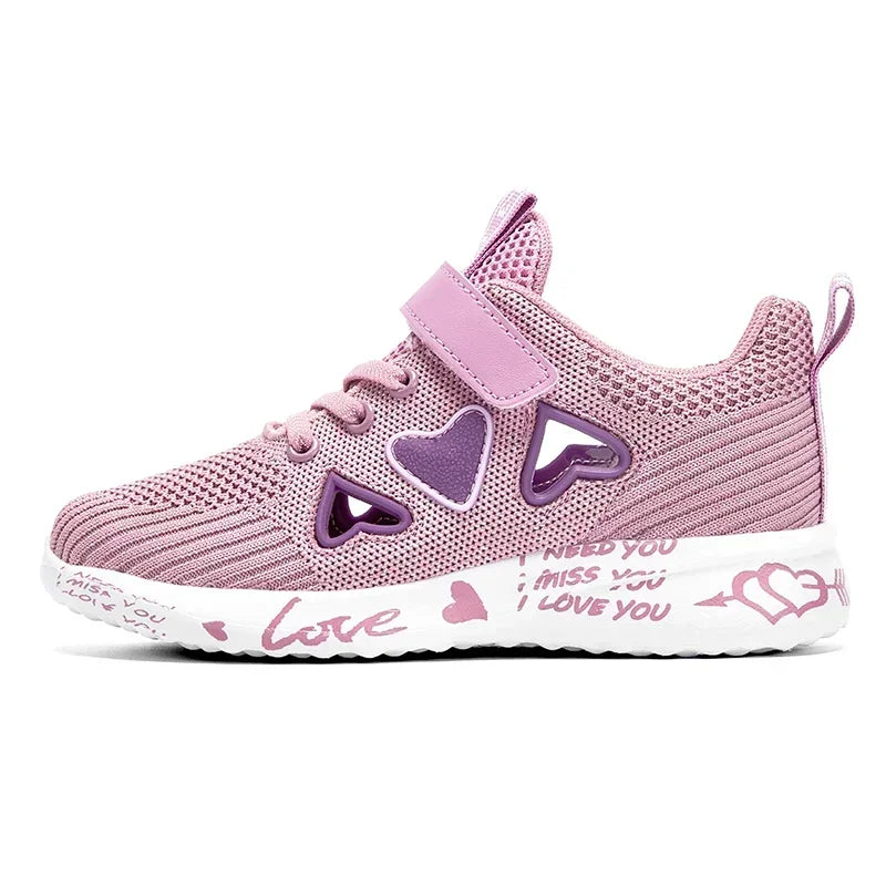 Girls Sneakers Kids Summer Light Mesh Casual Shoes Children Autumn Breathable Tenis
