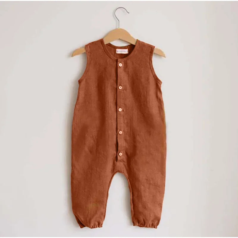 Gabriela Jumpsuits Button Sleeveless Kids good clothes - GuGuTon baby store - Baby Fashion - Toddlers Outfits - Babies Outfits - Toddler Clothes - Kids Clothing - Newborn Clothes - Newborn Wear - Kids Wear - Trending Clothes - Trending Outfits - Fall Fashion - Winter Fashion - Girls Clothes - Boys Clothes - Babies Wear - Kids Accessories - KidsWear - Summer Clothes - Summer Fashion - Summer Trend - Falls Sweaters - Tops - Bottom - Jeans - Blouse - Dresses - Newborn Dresses - Toys