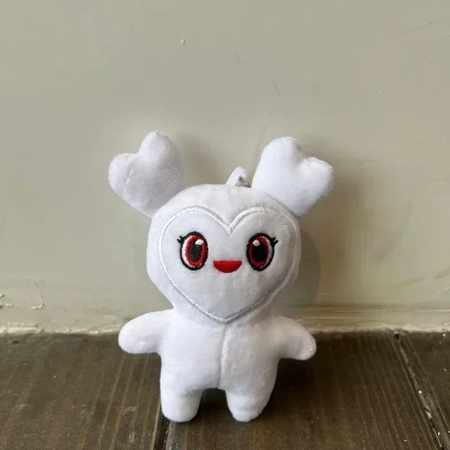 9PCS/lot Lovelys Plush Korean Super Star Plush Toy Cartoon Animal TWICE Momo Doll Keychain Pendant for Fans Girls Birthday Gifts