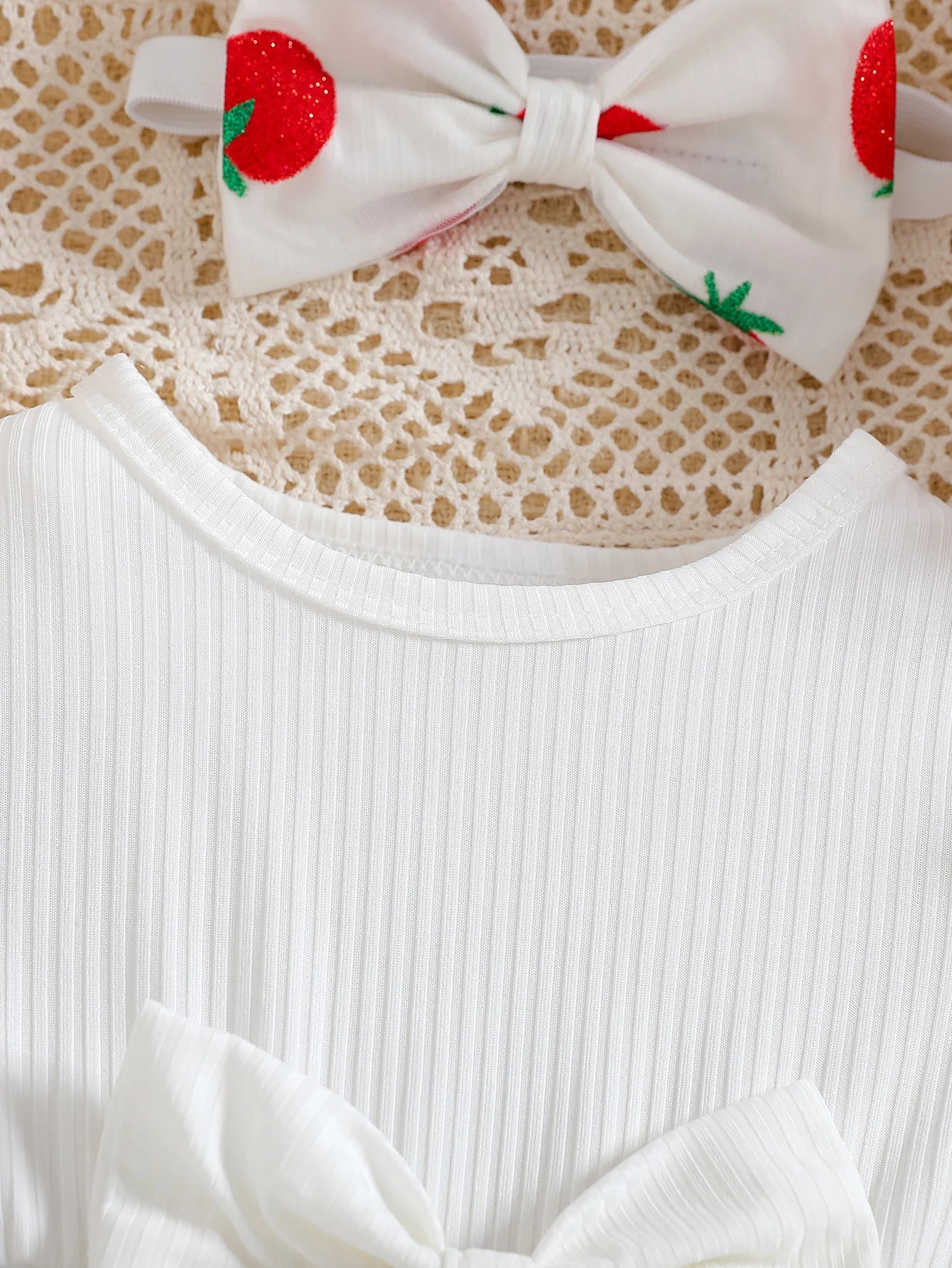 Zaila Baby Girl Autumn Skirt with Strawberry Print