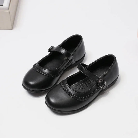 2024 Children Leather Shoes for Girls Spring New Fashion Korean Style