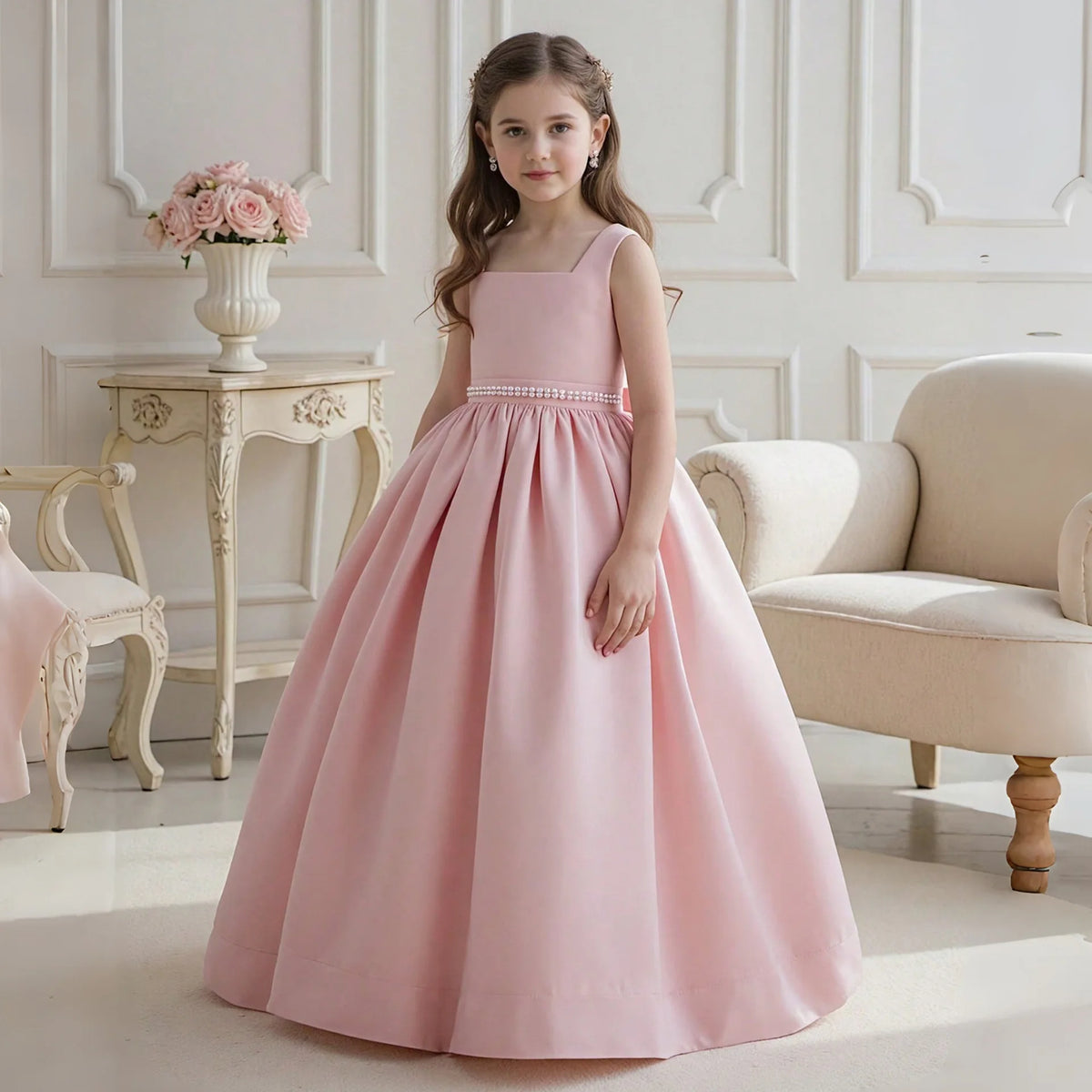 Girls Party Dresses Wedding Prom Gown luxury Teenage Dresses For Girls Princess Dress