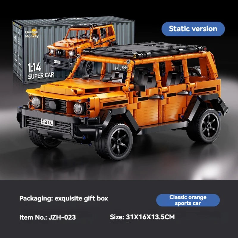 NEW Technical Super Car G Class Off Road Vehicle Building Blocks Creative Desktop Model  Birthday Halloween Christmas gifts Kids