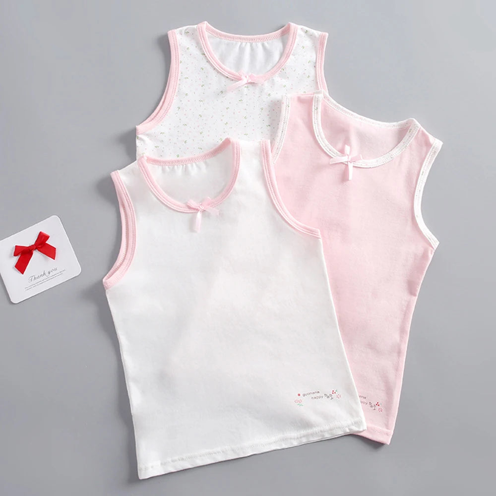 Olivia Cartoon Underwear Young Cotton Children Undershirts