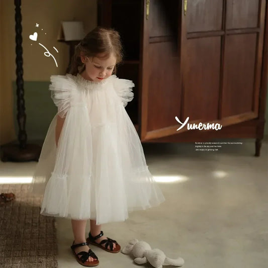 Baby Girl Dress Summer Toddler Kids Dress Baby Tutu Dresses Children Birthday Party Dress