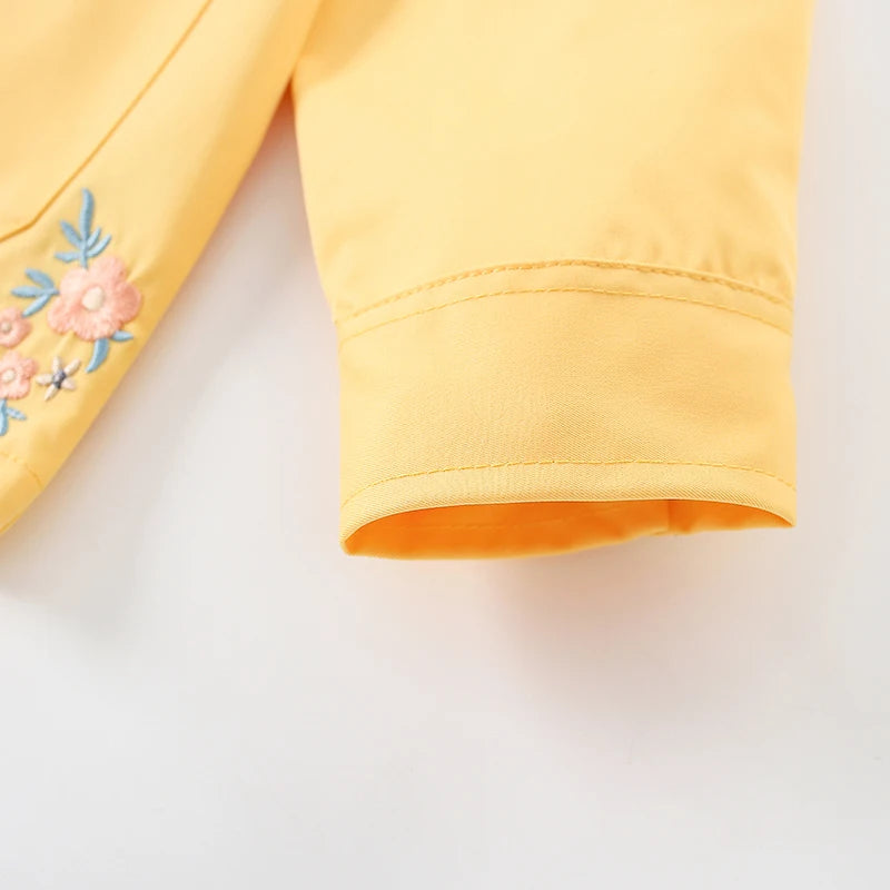 Laila Baby Girls Cute Lapel Collar Jacket Autumn Flowers - GuGuTon baby store - Baby Fashion - Toddlers Outfits - Babies Outfits - Toddler Clothes - Kids Clothing - Newborn Clothes - Newborn Wear - Kids Wear - Trending Clothes - Trending Outfits - Fall Fashion - Winter Fashion - Girls Clothes - Boys Clothes - Babies Wear - Kids Accessories - KidsWear - Summer Clothes - Summer Fashion - Summer Trend - Falls Sweaters - Tops - Bottom - Jeans - Blouse - Dresses - Newborn Dresses - Toys