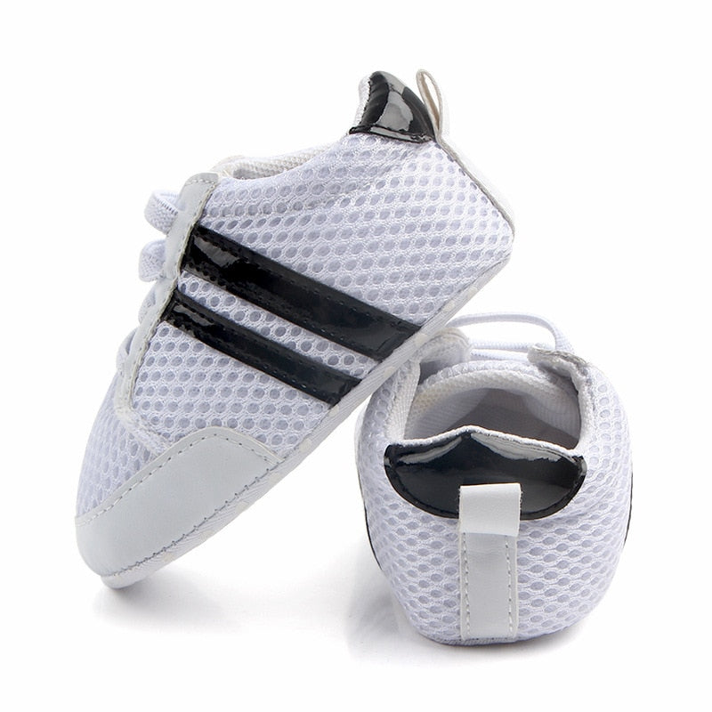 Baby Shoes Newborn Boys Sneaker Girls Two Striped First - GuGuTon