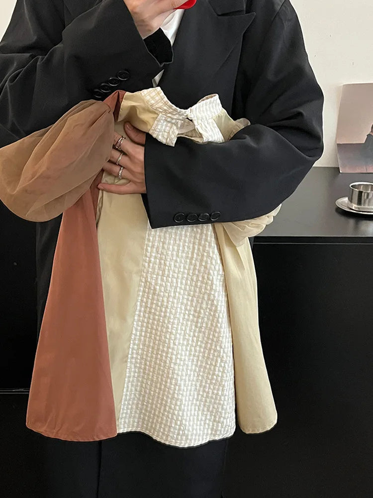 Jayla Girls Patchwork Dress Summer 2024 for Baby Girls