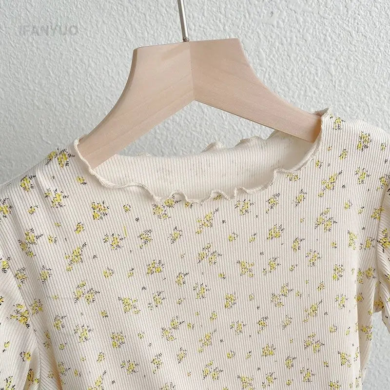 Anastasia Versatile Ruffled Edge Short Sleeve Tops