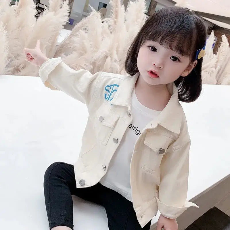 Yanisa Spring and Autumn Girls Jacket Casual