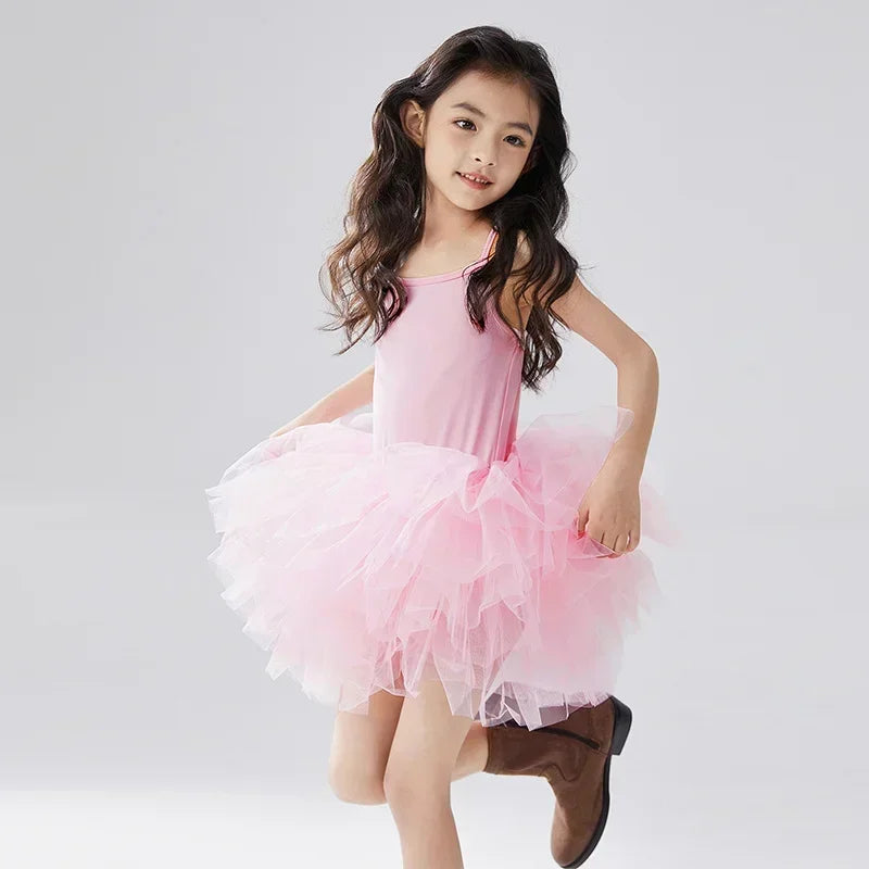 Baby Girl Princess Tutu Dress Long Sleeves Ballet Dress