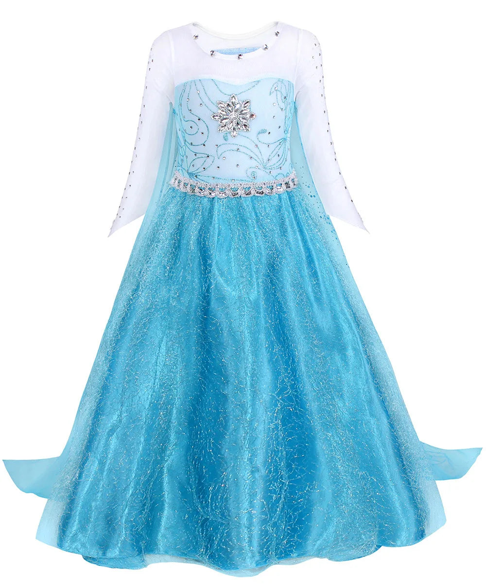 Elsa Princess Costume for Girls - Perfect for Parties