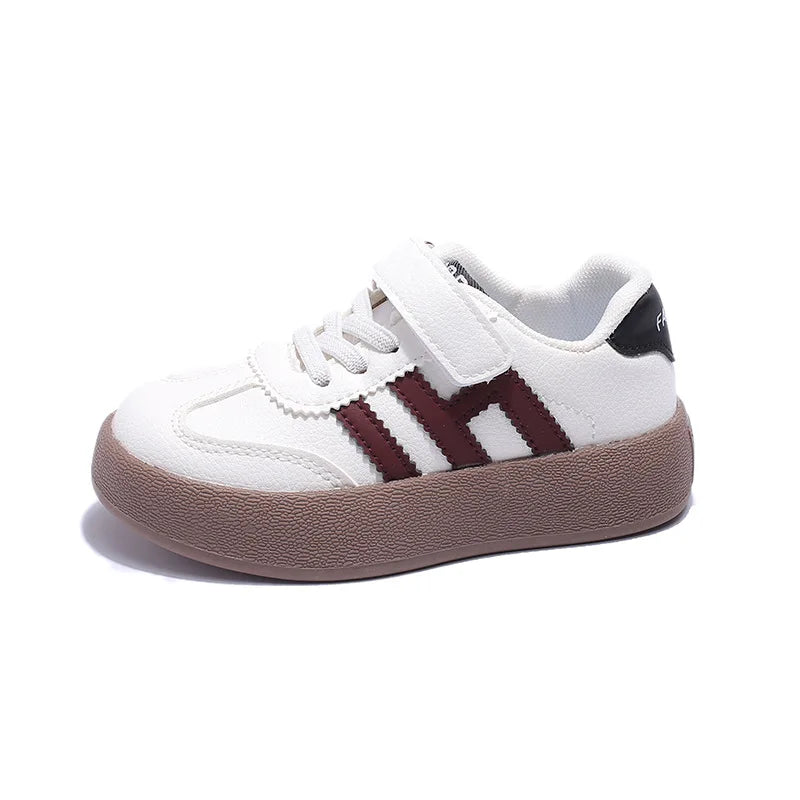 Children's Skate Shoes Girls White Sneakers 2026 Autumn New Fashion Boys Canvas Shoes Kids Sports Shoes Unisex Casual Shoes