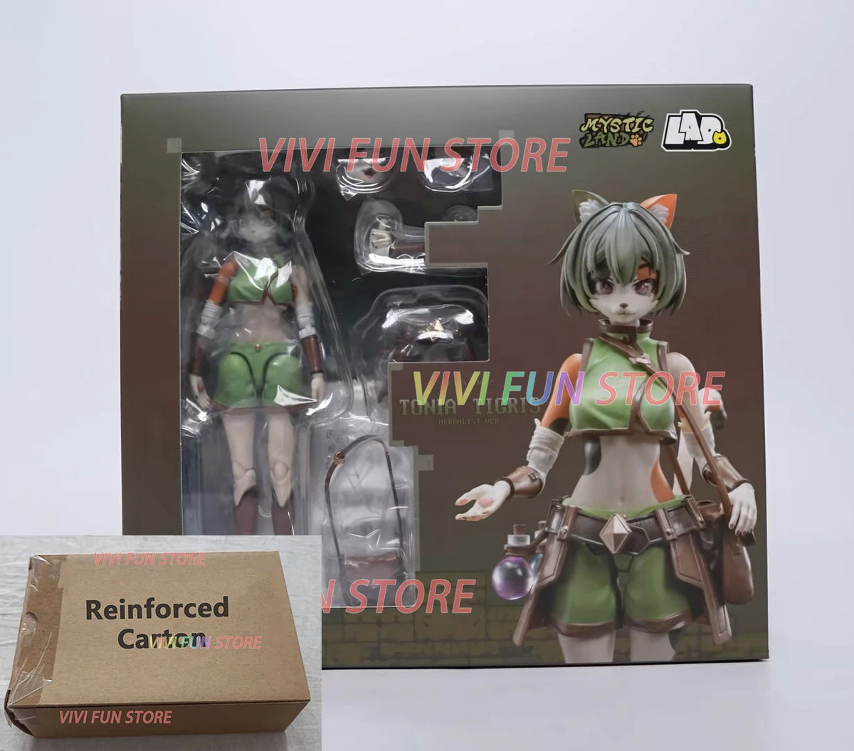 In Stock LADoTOYS ERA-002 TONIA TIGRIS HERBAL IST Ver. Model Toys Collectible 1/12 Cat Beautiful Girl MYSTIC LAND Furry Fandom