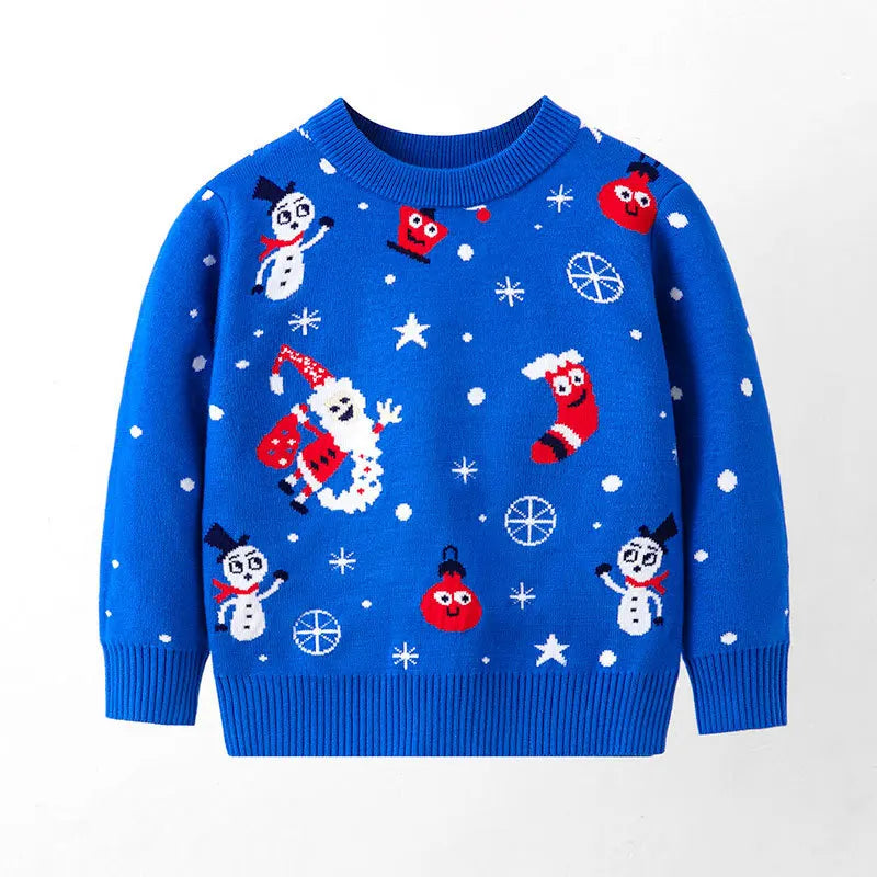 Estevan Christmas Warm Bottom Pullover Sweater