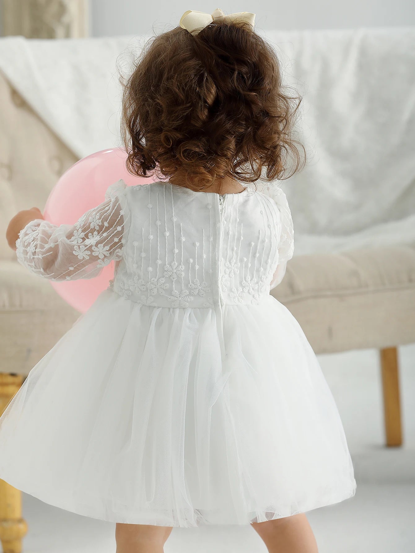 Dress Baby Girls Party Birthday Wedding Princess  Dress
