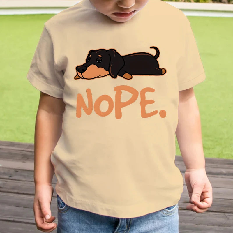 Isabel Graphics Nope Print Sleeve Fashion Trend Tops Girls - GuGuTon baby store - Baby Fashion - Toddlers Outfits - Babies Outfits - Toddler Clothes - Kids Clothing - Newborn Clothes - Newborn Wear - Kids Wear - Trending Clothes - Trending Outfits - Fall Fashion - Winter Fashion - Girls Clothes - Boys Clothes - Babies Wear - Kids Accessories - KidsWear - Summer Clothes - Summer Fashion - Summer Trend - Falls Sweaters - Tops - Bottom - Jeans - Blouse - Dresses - Newborn Dresses - Toys