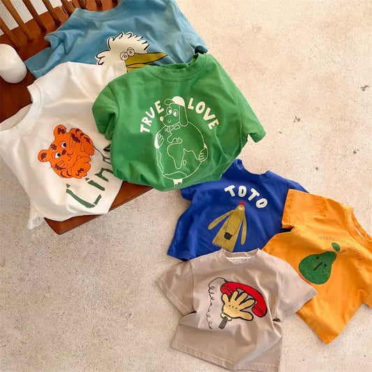 Lucas Short-sleeve Cartoon Tees