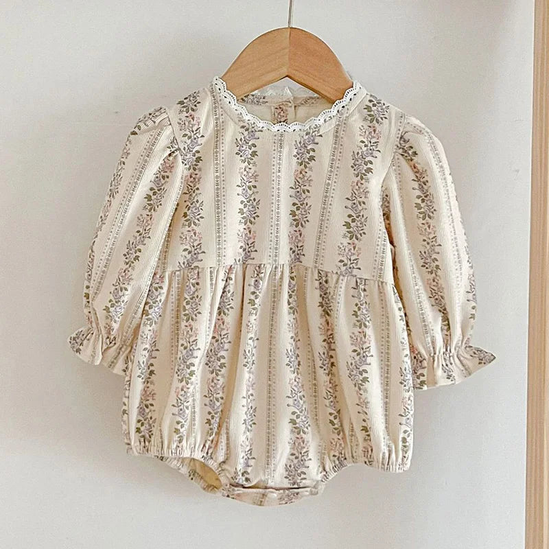 Vine Print Princess Romper