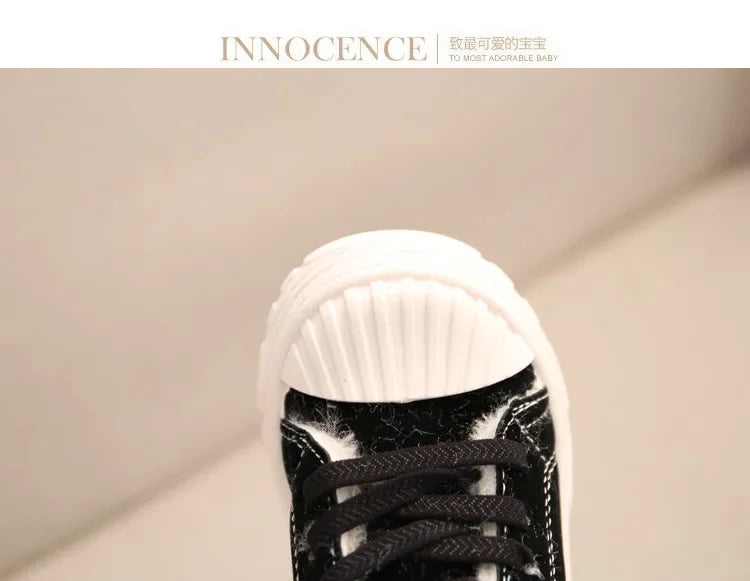 Lucas Warm Boots Winter New Boys Plus Thicken Velvet Cotton Shoes Waterproof