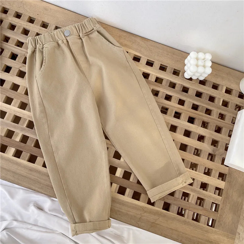Saúl Autumn Trousers for Kids Fashion Loose Boys Casual - GuGuTon baby store - Baby Fashion - Toddlers Outfits - Babies Outfits - Toddler Clothes - Kids Clothing - Newborn Clothes - Newborn Wear - Kids Wear - Trending Clothes - Trending Outfits - Fall Fashion - Winter Fashion - Girls Clothes - Boys Clothes - Babies Wear - Kids Accessories - KidsWear - Summer Clothes - Summer Fashion - Summer Trend - Falls Sweaters - Tops - Bottom - Jeans - Blouse - Dresses - Newborn Dresses - Toys