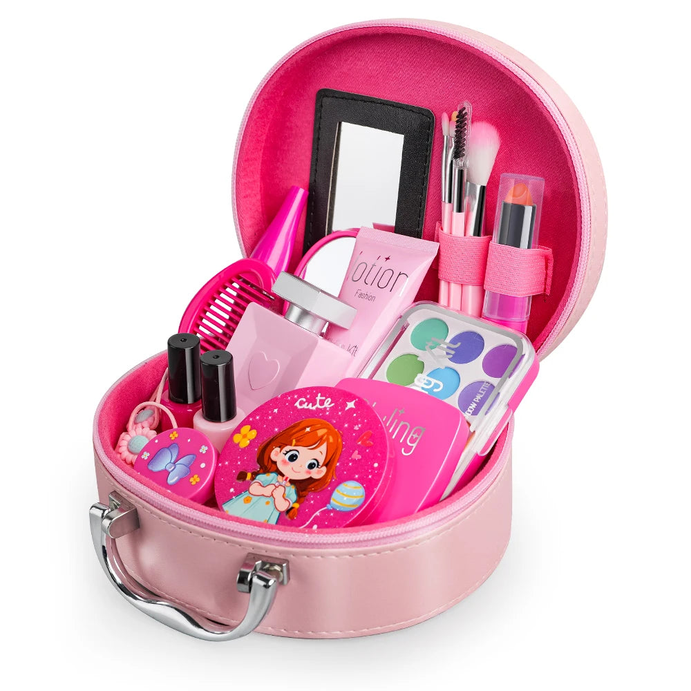 Simulation Girl Cosmetics Set Pretend Makeup Toys Girls Play House Simulation Make up Educational Toys Gifts for Girls Fun Game